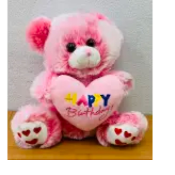 Pink Birthday Bear