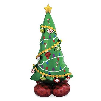 JUMBO CHRISTMAS TREE BALLOON DECOR #2 (59\"TALL)
