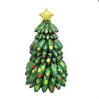 JUMBO CHRISTMAS TREE BALLOON DECOR (49\"TALL)