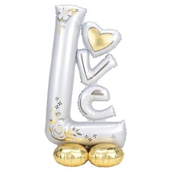 JUMBO LOVE BALLOON DECOR (58\" height)