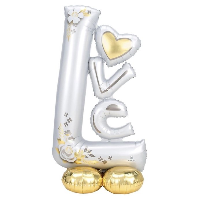 JUMBO LOVE BALLOON DECOR (58\" height)