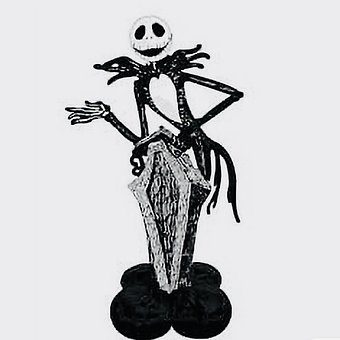 JUMBO JACK SKELLINGTON NIGHTMARE BEFORE CHRISTMAS BALLOON DECOR