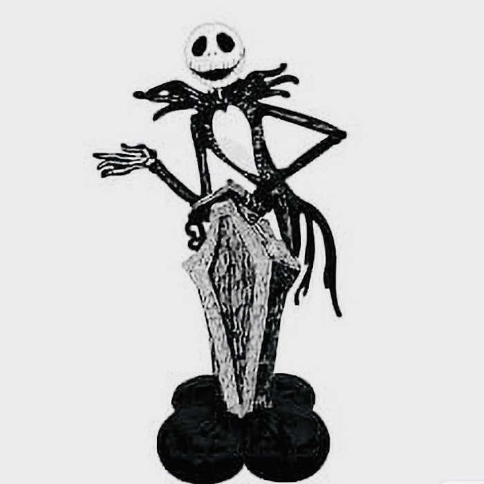 JUMBO JACK SKELLINGTON NIGHTMARE BEFORE CHRISTMAS BALLOON DECOR