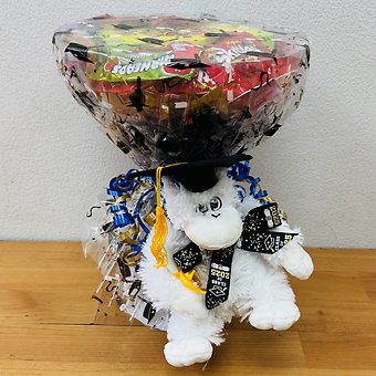 JUMBO GRADUATION MARGARITA CANDY GALORE & PLUSH